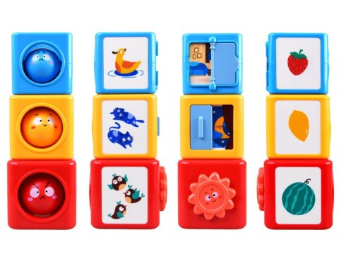 Kolorowa PIRAMIDKA SORTER wieża układanka