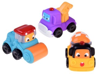 Miękkie AUTKA budowlane 3szt 18M+ ZESTAW