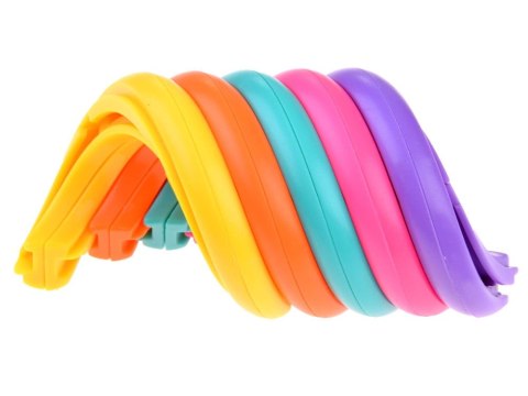 GADŻET Magiczna tęczowa SPIRALA SPIRALKA zabawka antystresowa