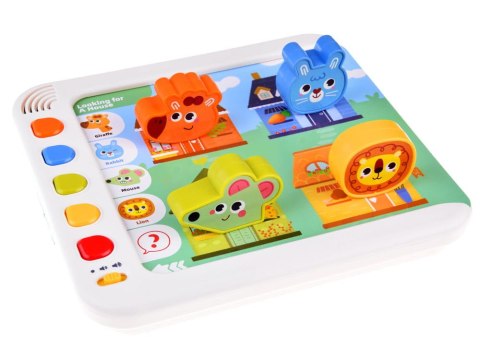 Interaktywny PANEL nauka emocji liczb figur Montessori
