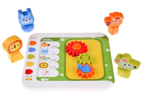 Interaktywny PANEL nauka emocji liczb figur Montessori