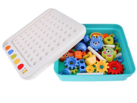 Interaktywny PANEL nauka emocji liczb figur Montessori