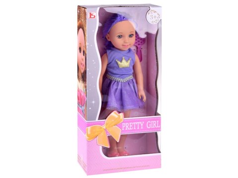 LALKA LALA z fioletowymi włosami 38 cm