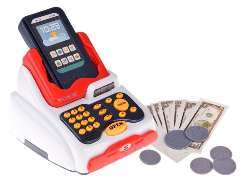 MINI MARKET Kasa Skaner Czytnik kart koszyk sklepowy SKLEP