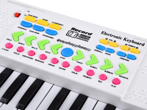 ORGANY mini keyboard zabawka dla dzieci 37 klawiszy MIKROFON