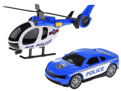 POJAZDY POLICYJNE auto helikopter dźwięk światło POLICJA