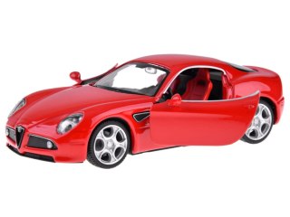 Auto metalowe model Alfa Romeo 8C Competizione skala 1:32 światła