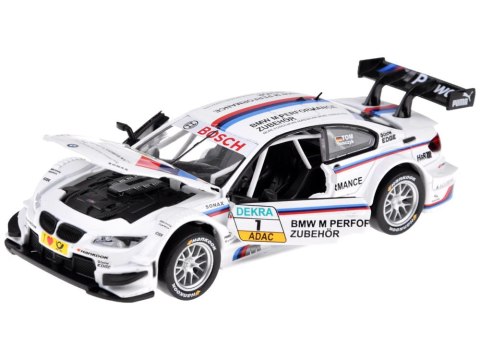 Auto metalowe sportowy model BMW M3 DTM skala 1:32 dźwięki światła