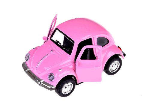 Autko Garbusek metalowy samochodzik otwierane drzwi światło dźwięk