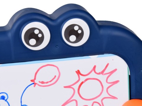 Tablica magnetyczna 2w1 do rysowania układanka puzzle magnetyczne zwierzątka