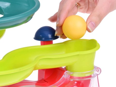 Tor dla kulek z muzyką i ruchomymi piłeczkami