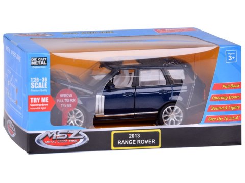 Autko kolekcjonerskie RANGE ROVER 2013 światła