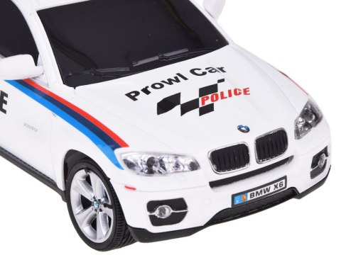 POLICJA Sportowy radiowóz BMW X6 auto sterowane na pilota