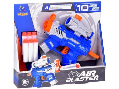 Zestaw Pistolet z celownikiem na miękkie piankowe naboje 6 szt.