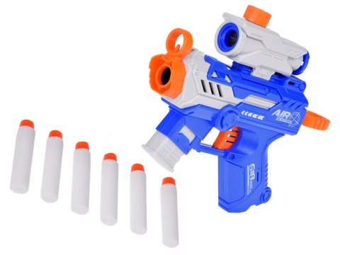 Zestaw Pistolet z celownikiem na miękkie piankowe naboje 6 szt.