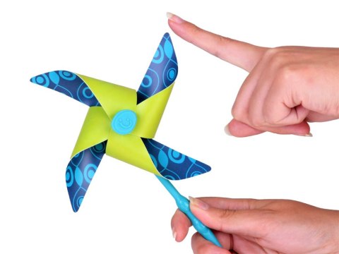 Kolorowe wiatraki wiatrak 2 sztuki wiatraczek ozdoba