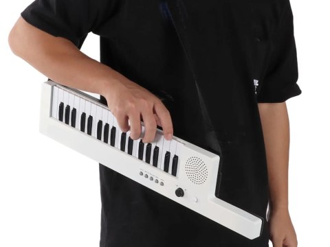 Organy Elektroniczne Keyboard z uchwytem muzyczna zabawka 37 klawiszy