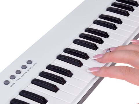 Organy Elektroniczne Keyboard z uchwytem muzyczna zabawka 37 klawiszy