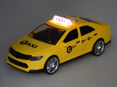 Taxi autko taksówka dźwięk światło otwierane drzwi