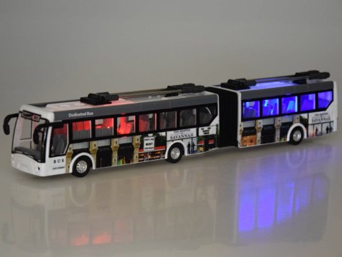 Trolejbus zdalnie sterowany na pilota 36 cm autobus miejski