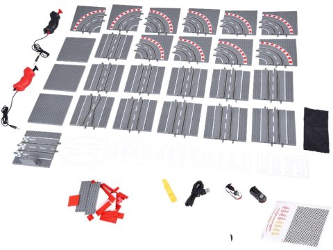 Bugatti Wyścigowy Tor z Klocków 2 Auta na Pilota! Super zabawa