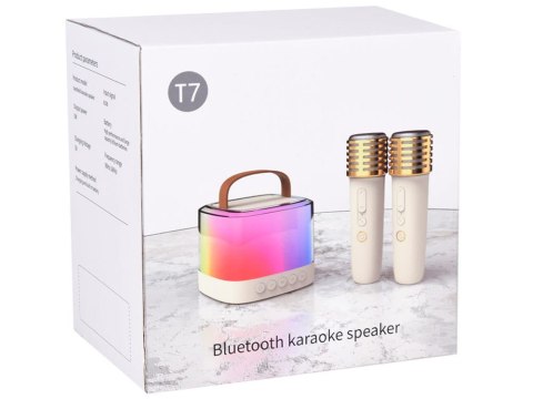Mikrofony z głośnikiem bezprzewodowy + bluetooth + 2 mikrofony