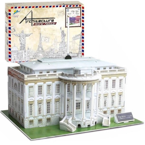 Przestrzenne Puzzle 3D BIAŁY DOM budowle
