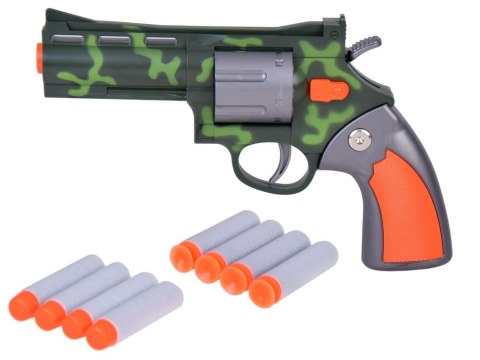 Zestaw Rewolwer Pistolet + Piankowe naboje Zabawa w strzelanie