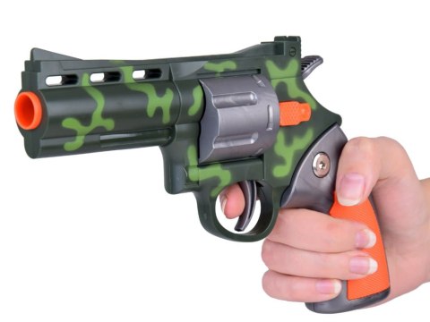 Zestaw Rewolwer Pistolet + Piankowe naboje Zabawa w strzelanie