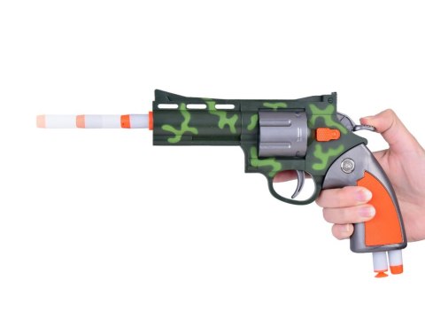 Zestaw Rewolwer Pistolet + Piankowe naboje Zabawa w strzelanie