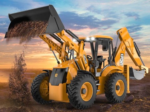 Duży Traktor Spychacz Koparka JCB zdalnie sterowana na pilota 1:20