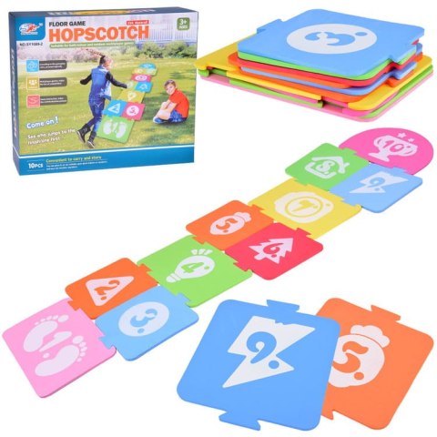 Dynamiczna gra ruchowa GRA W KLASY - piankowe puzzle