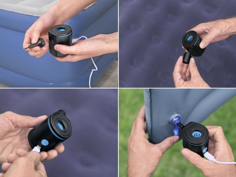 Elektryczna pompka powietrzba USB + końcówki Bestway 62289