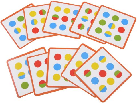 Gra układanka na spostrzegawczość koncentracja kolorowe wzory