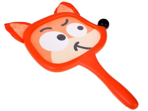 Kolorowe rakietki w kształcie zwierząt +2 piłeczki dla najmłodszych