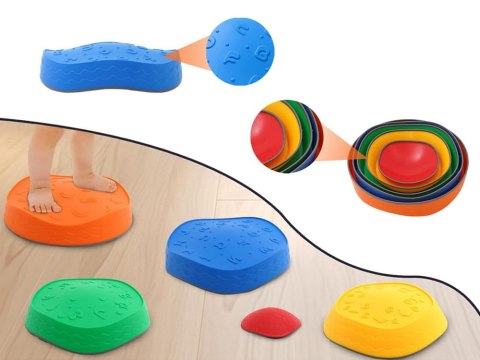 Ścieżka Sensoryczna balans Kamienie do treningu równowagi 5 sztuk