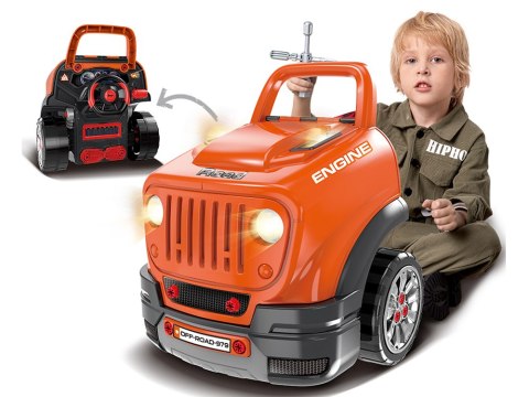 Zestaw mechanika: Ruchomy WARSZTAT SAMOCHODOWY + światło i dźwięk