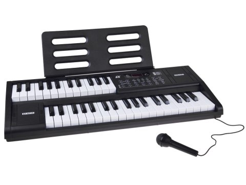 Organy KEYBOARD 61-klawiszy z funkcją podziału SPLIT + mikrofon