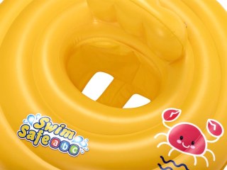 Bestway Dmuchane koło do nauki pływania FOTELIK KRAB z oparciem 69 cm 32096