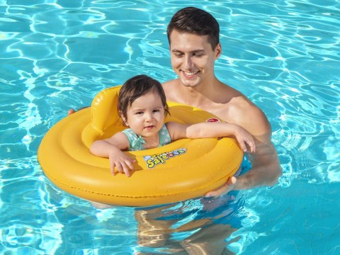 Bestway Dmuchane koło do nauki pływania FOTELIK KRAB z oparciem 69 cm 32096