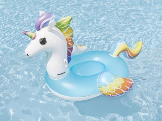 Bestway Dmuchany materac do pływania z uchwytami JEDNOROŻEC 224x164cm 41113