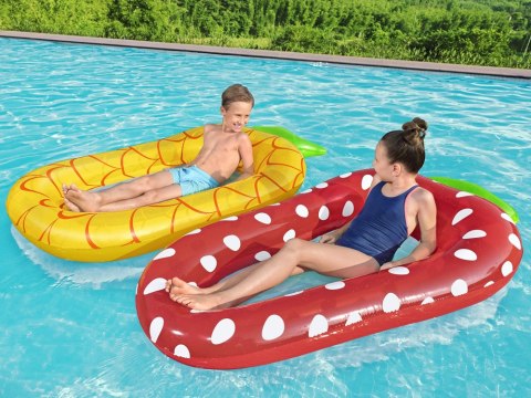 Bestway Dmuchany materac do wody dla dzieci Truskawka Dno z siatki 43644