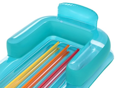 Bestway Dmuchany materac z oparciem Wbudowany uchwyt na kubek 161cm 43028