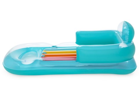 Bestway Dmuchany materac z oparciem Wbudowany uchwyt na kubek 161cm 43028