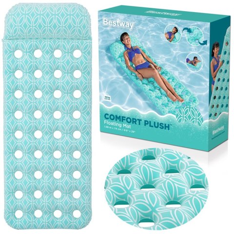 Bestway Materac plażowy Comfort Plush efekt zmiany koloru 198x74cm 43550