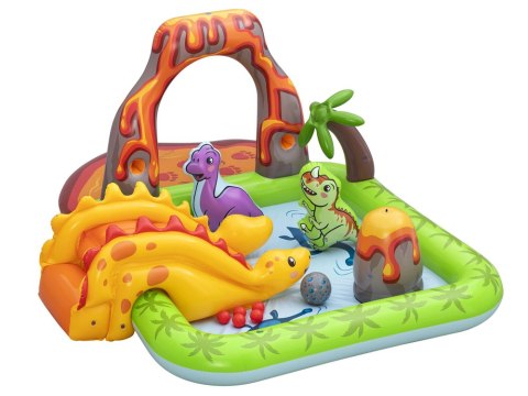 Bestway Wodny plac zabaw DINOZAURY 262x188x102cm zjeżdżalnia i akces. 53172