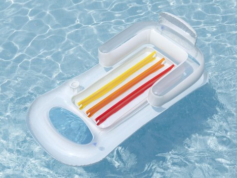 Bestway materac dmuchany z oparciem Wbudowany uchwyt na kubek 161cm 43028