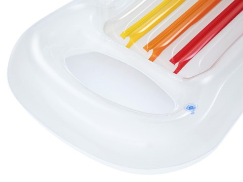 Bestway materac dmuchany z oparciem Wbudowany uchwyt na kubek 161cm 43028