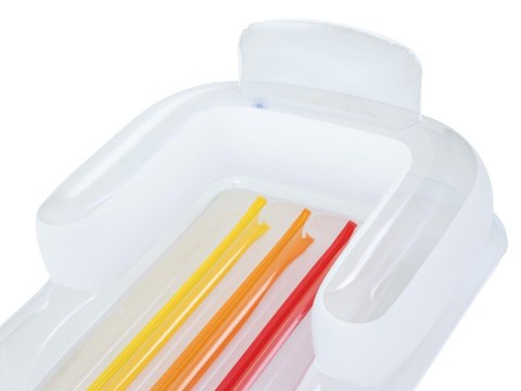 Bestway materac dmuchany z oparciem Wbudowany uchwyt na kubek 161cm 43028