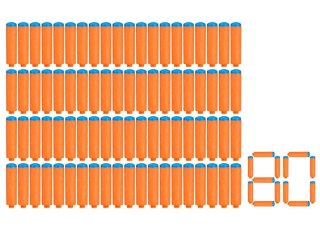 Hasbro Naboje piankowe NERF N1 - zestaw 80 szt. strzałki Dł. 6cm ZA6189